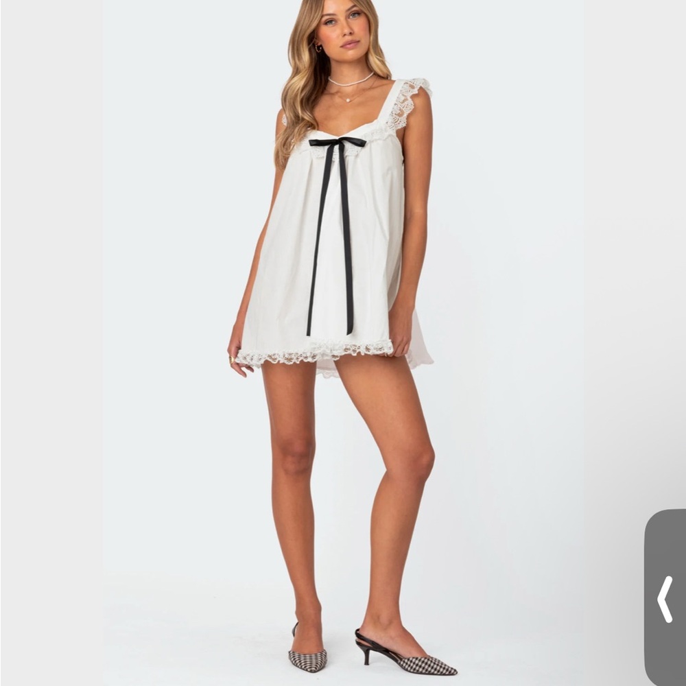 Edikted - Rayne Lacey Babydoll Dress - Size S
